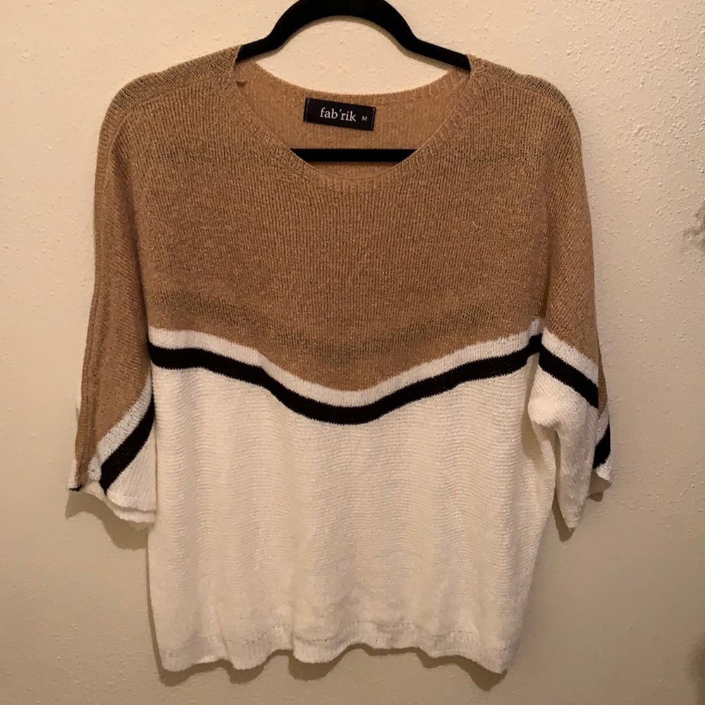 Chevron Color Block Sweater: Fabrik